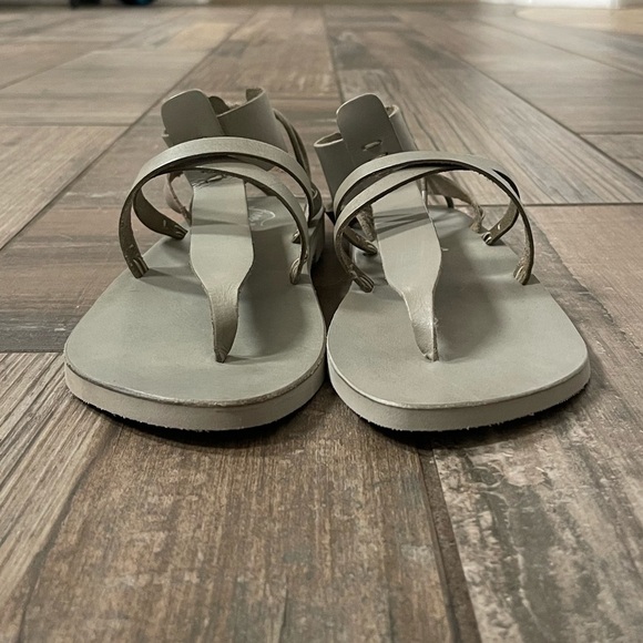 Free People Vacation Day Wrap Sandals in sky - Picture 3 of 9